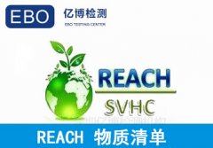 REACH第十批7项SVHC高关注物质清单